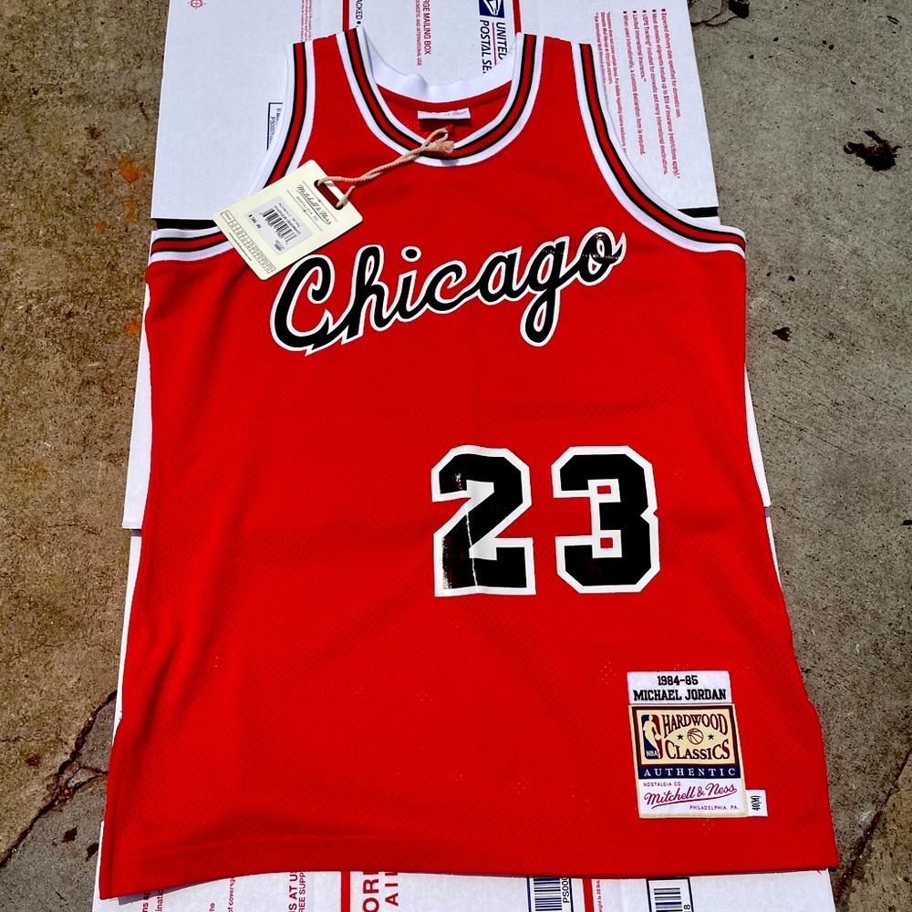 84-85 Chicago Bulls Jordan Rookie Jersey